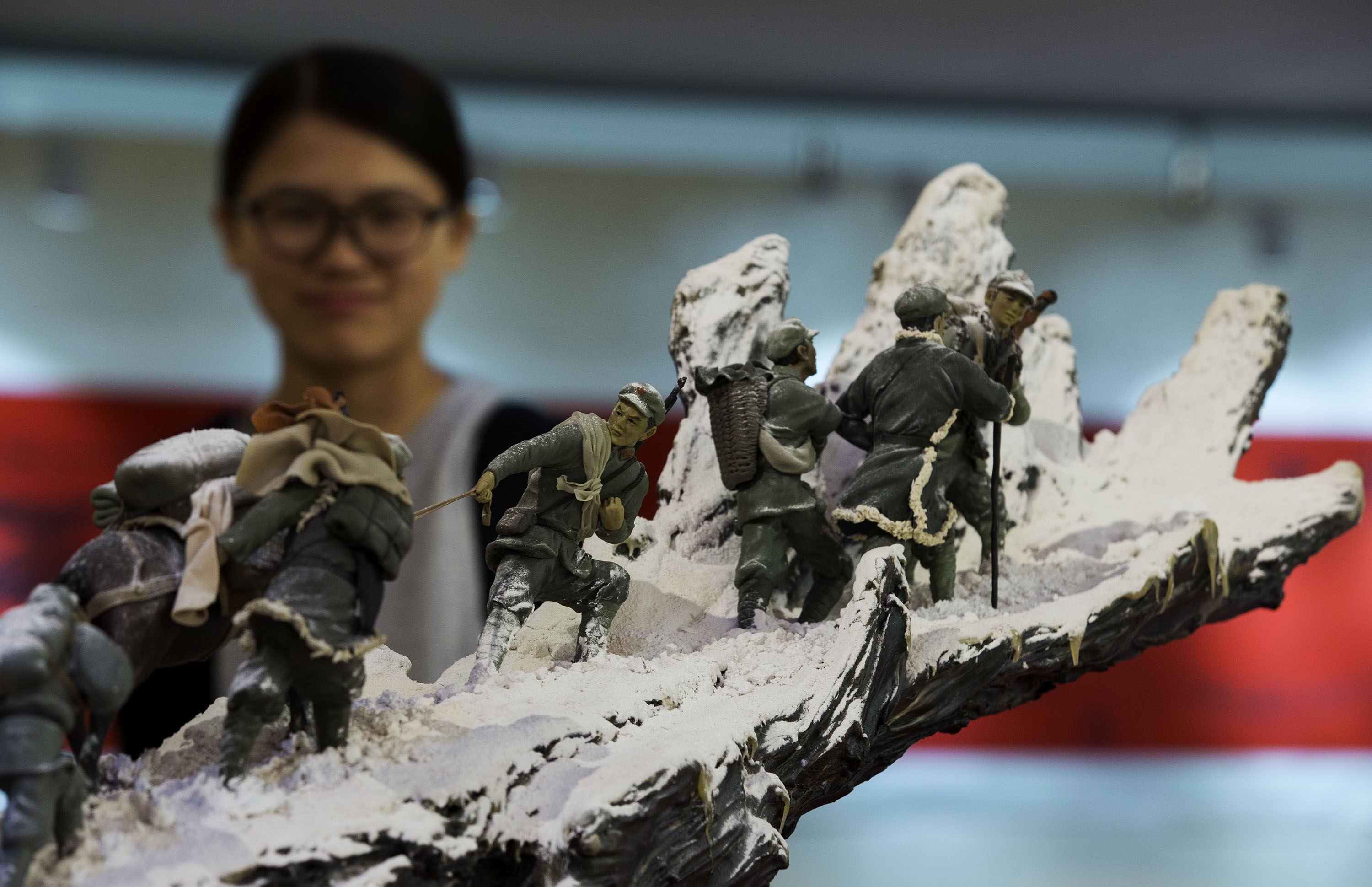 “永遠(yuǎn)的長征”主題作品展在京開幕